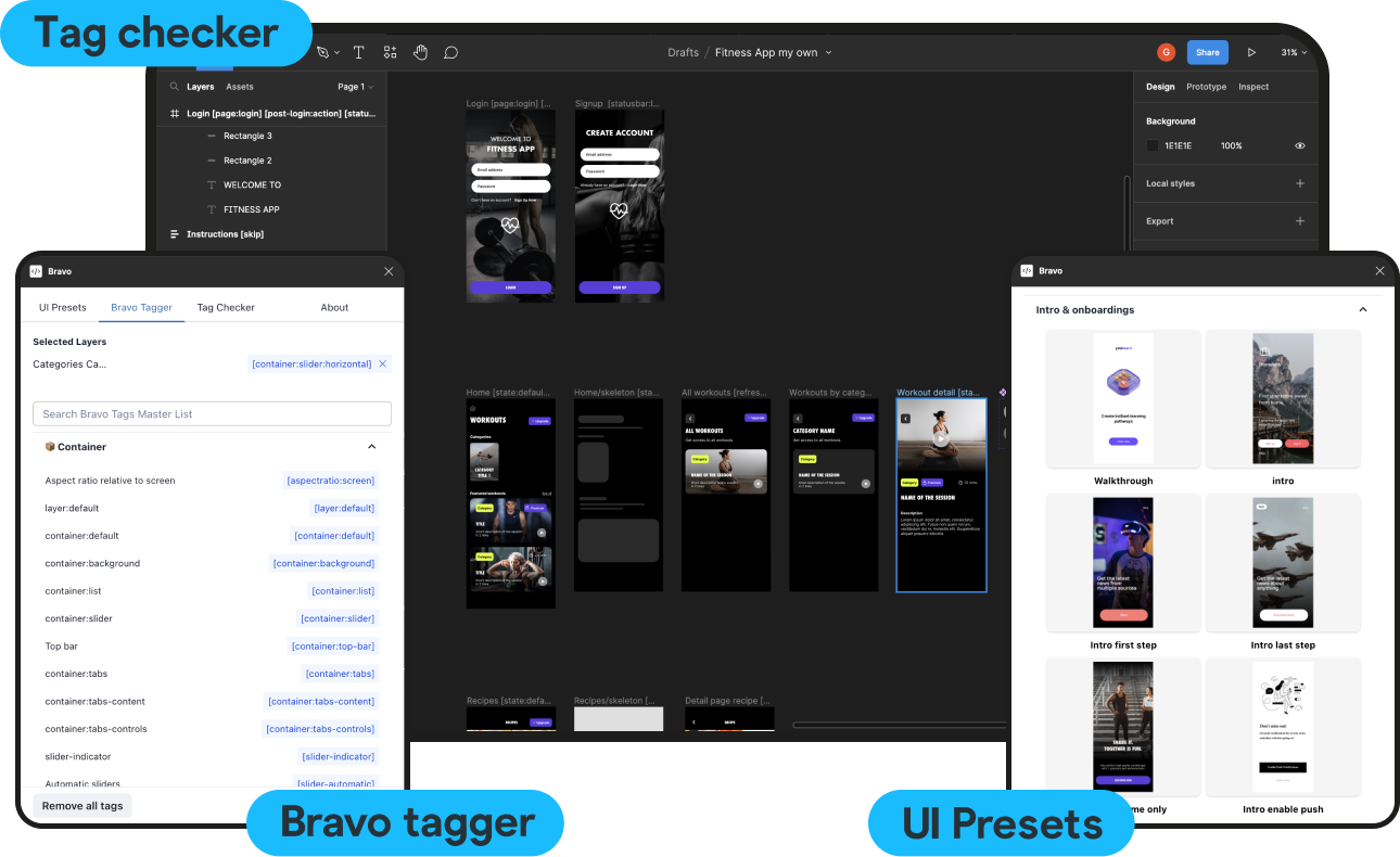 Bravo Tag Figma plugin