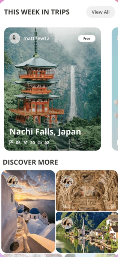 AI app mockup